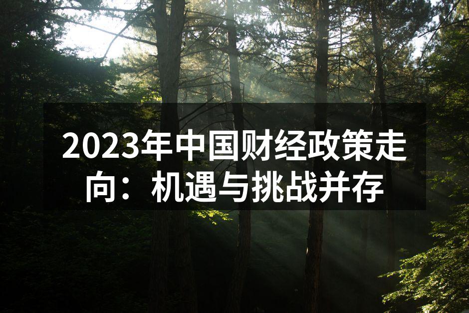 2023年全球经济形势分析